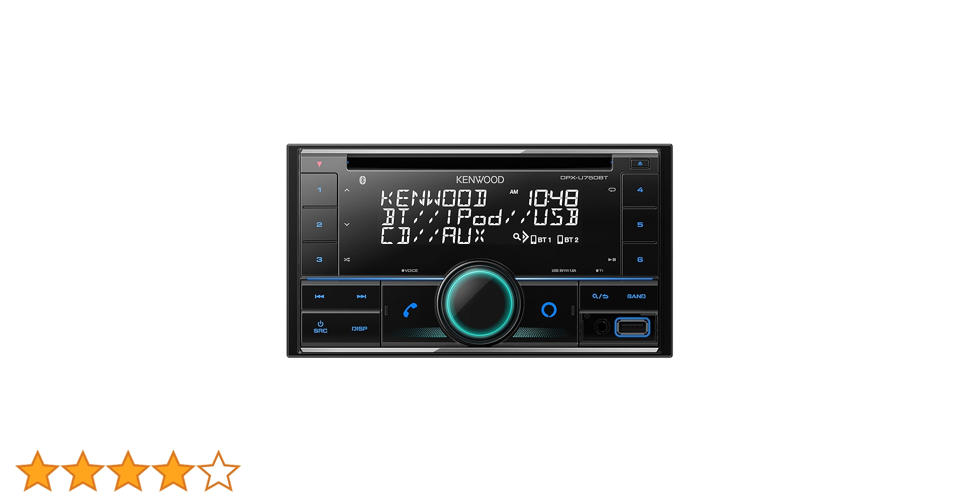 2DIN カーオーディオ（型番：DPX-U750BT） 主な定格 | DPX-U750BT（生産完了品） | ディスプレイオーディオ
